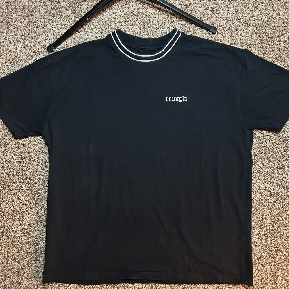 Youngla old English tee black size M 13$